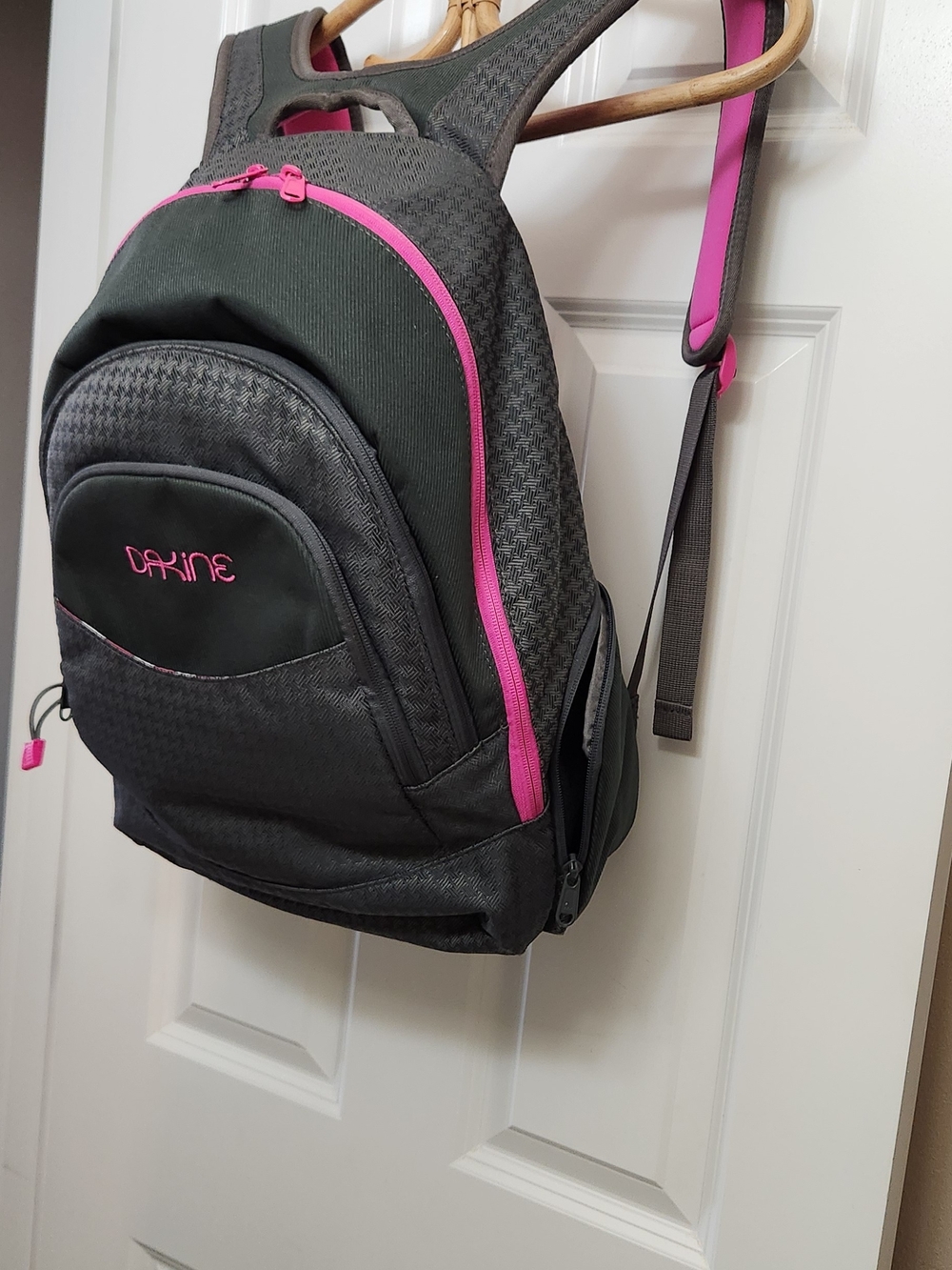 Dakine Charcoal and Pink Everyday Backpack